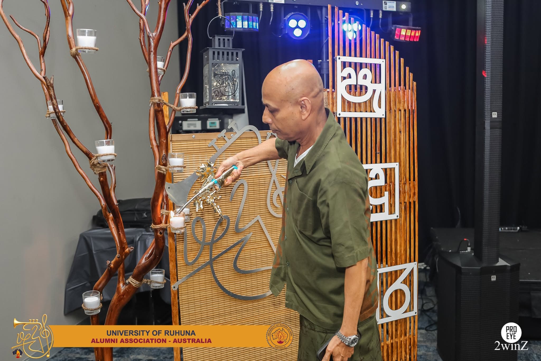 Traditional Oil Lamp Lighting Ceremony at Padura